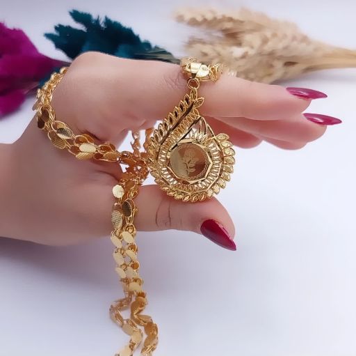 پلاک بدون زنجیر طرح طلا کد 1532 - خرید آنلاین از گالری آداس